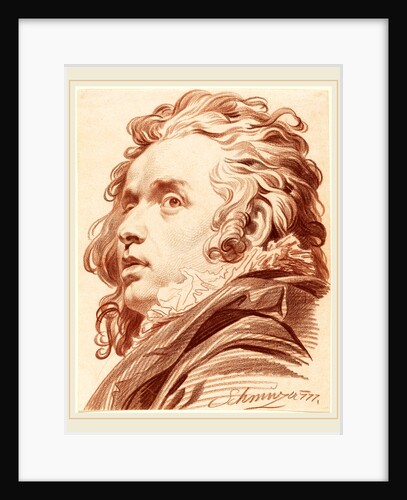 A Young Man with Flowing Hair, 1777 by Jacob Matthias Schmutzer