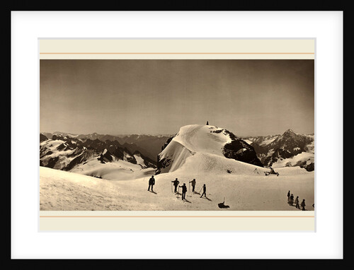 Summit of Mont Titlis, Switzerland, 1866 by Adolphe Braun