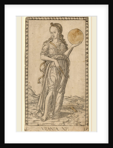 Urania, c. 1465 by Master of the E-Series Tarocchi