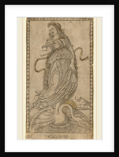 Clio, c. 1465 by Master of the E-Series Tarocchi
