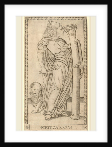 Forteza, c. 1465 by Master of the E-Series Tarocchi