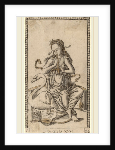Musicha, c. 1465 by Master of the E-Series Tarocchi