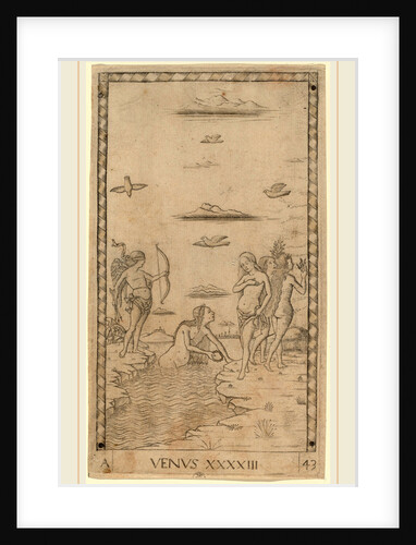 Venus, c. 1465 by Master of the E-Series Tarocchi