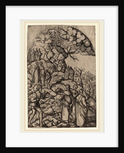 Saint Filippo Benizzi Healing a Beggar by Anonymous
