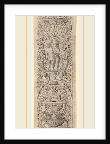 Ornament Panel: Satyr Holding a Violin by Giovanni Pietro Birago and Zoan Andrea