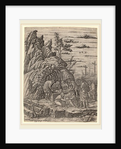 The Entombment with Three Birds by Workshop of Andrea Mantegna