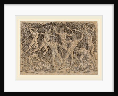 Battle of the Nudes by Antonio del Pollaiuolo