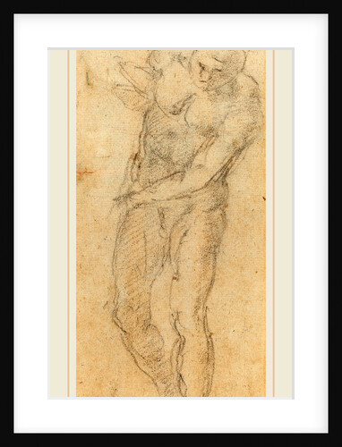 Male Nude verso, c. 1560 by Michelangelo