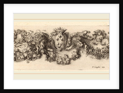 Festoon with Medici Coat of Arms, probably 1648 by Stefano Della Bella