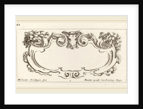 Cartouche, probably 1646 by François Collignon
