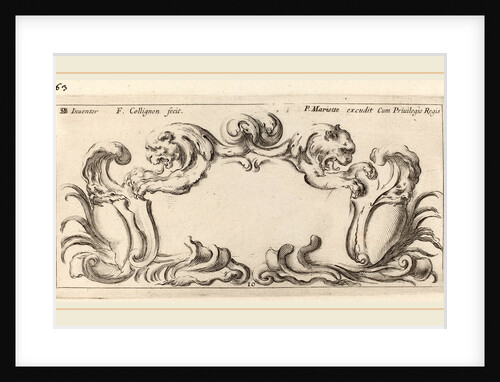 Cartouche, probably 1646 by François Collignon