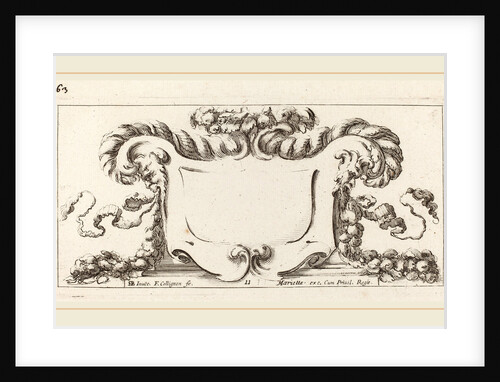Cartouche, probably 1646 by François Collignon
