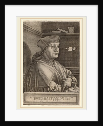 Hieronymus Alexander, Archbishop of Brindisi, 1536 by Agostino dei Musi
