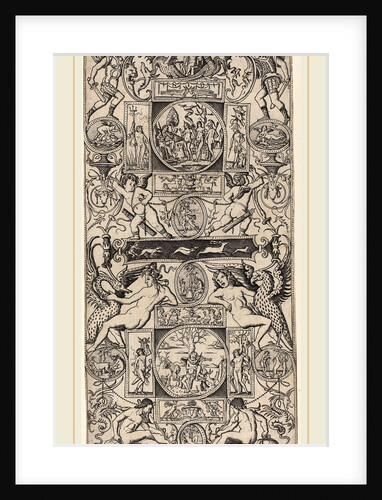 Ornament Panel with Orpheus and the Judgment of Paris, c. 1507 by Nicoletto da Modena