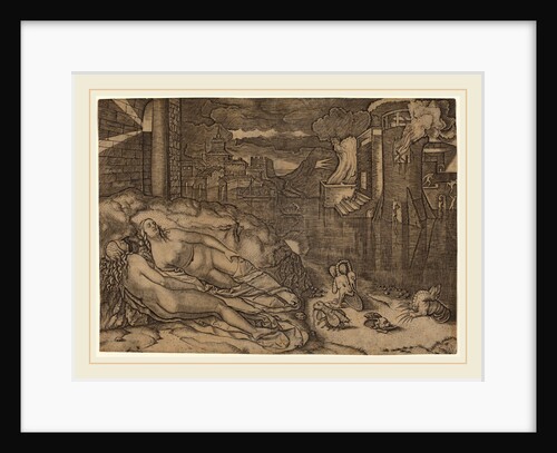 Raphael's Dream by Marcantonio Raimondi