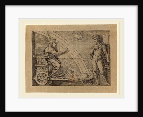 Juno in a Chariot Pulled by Peacocks by Anonymous