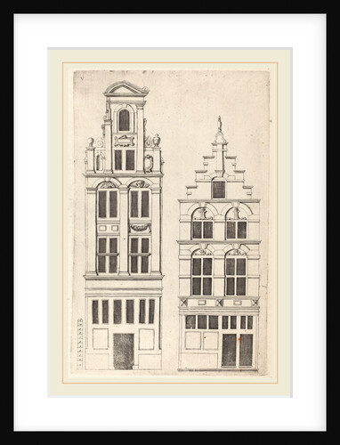 Dutch Facade Elevation: pl. 5, c. 1642 by Vignola and anonymous engraver