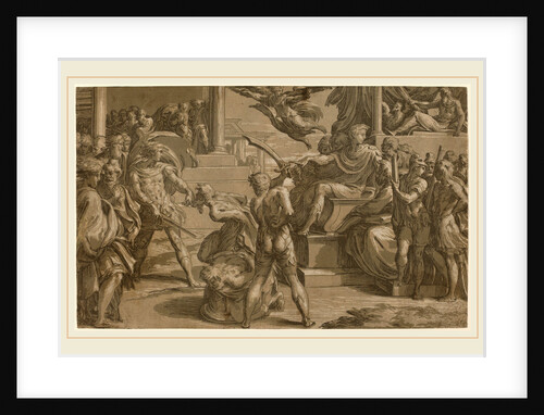 The Martyrdom of Two Saints recto, c. 1530 by Antonio da Trento