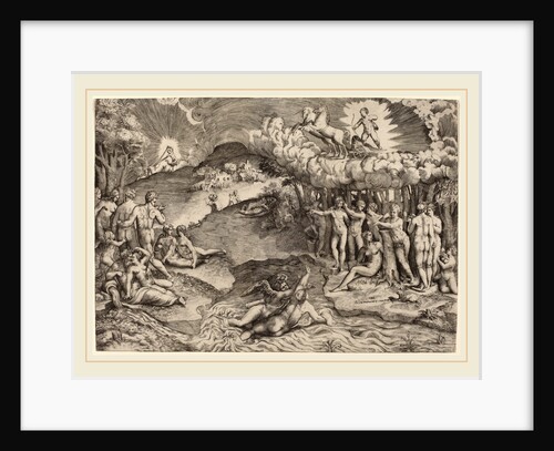 The Triumph of Love, 1545 by Giulio Bonasone
