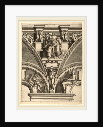 The Prophet Ezekiel, early 1570s by Giorgio Ghisi