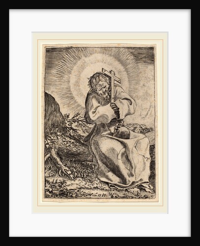 Saint Francis of Assisi, 1585 by Annibale Carracci