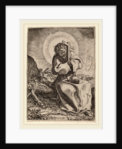 Saint Francis of Assisi, 1585 by Annibale Carracci