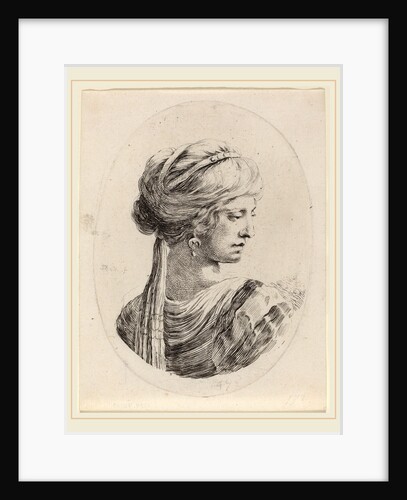 Sultaness in a Veiled Turban, Seen from Behind by Stefano Della Bella
