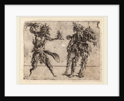 From Bizzarie di varie Figure, 1624 by Giovanni Battista Bracelli