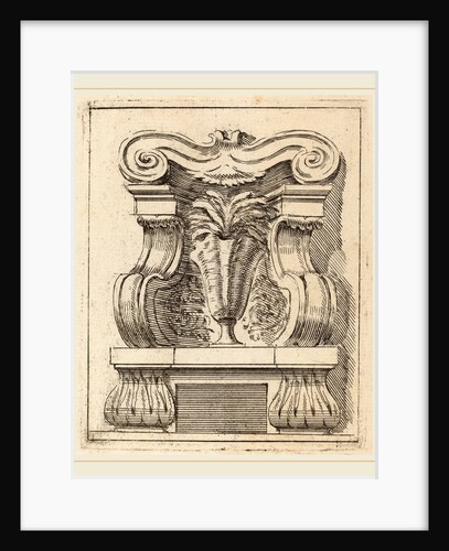 Architectural Motif with a Vase, c. 1690 by Carlo Antonio Buffagnotti
