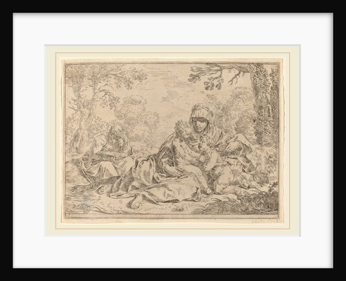 The Holy Family by Simone Cantarini