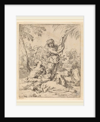 The Rest on the Flight into Egypt by Simone Cantarini