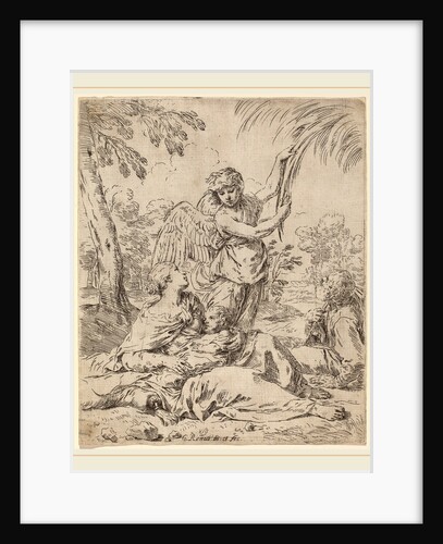 The Rest on the Flight into Egypt by Simone Cantarini