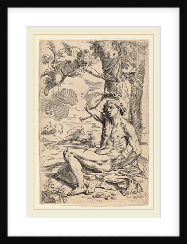 Saint Sebastian by Simone Cantarini