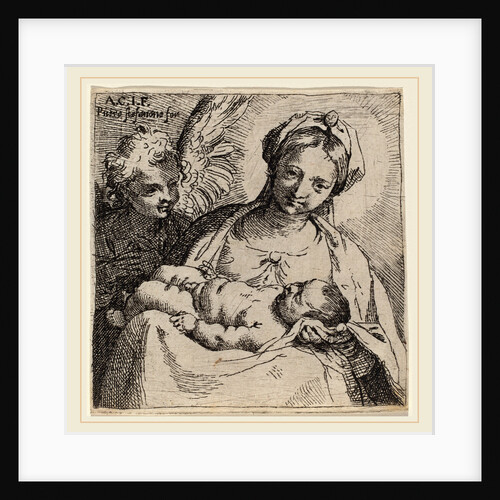 Madonna and Child with an Angel by Annibale Carracci