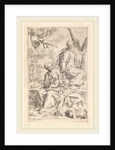The Rest on the Flight into Egypt by Simone Cantarini