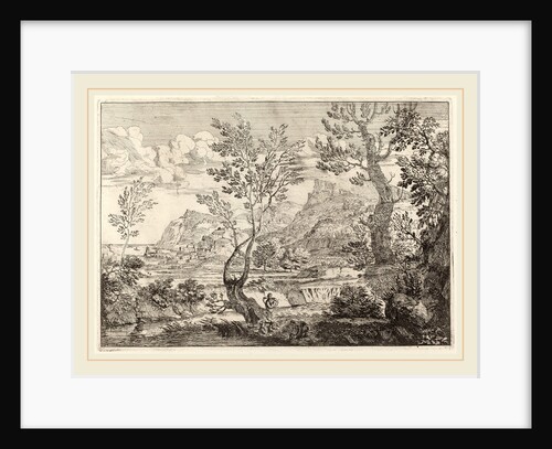 A Waterfall, 1696 by Crescenzio Onofri