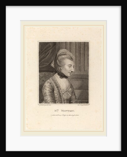 Mrs. Montague, 1792 by Francesco Bartolozzi
