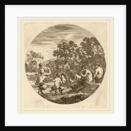 Satyrs and Faun by Stefano Della Bella