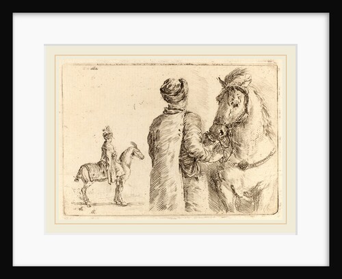 Polish Attendant Holding the Bridle of a Horse by Stefano Della Bella