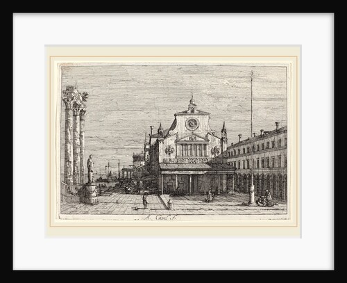 Imaginary View of S. Giacomo di Rialto by Canaletto