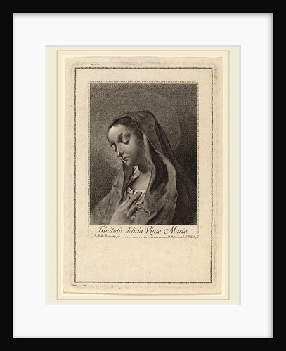 Trinitatis delicia Virgo Maria by Marco Alvise Pitteri
