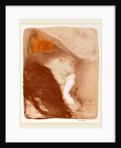 La Rieuse: Madame Albert Besnard, 1897 by Edmond Aman-Jean