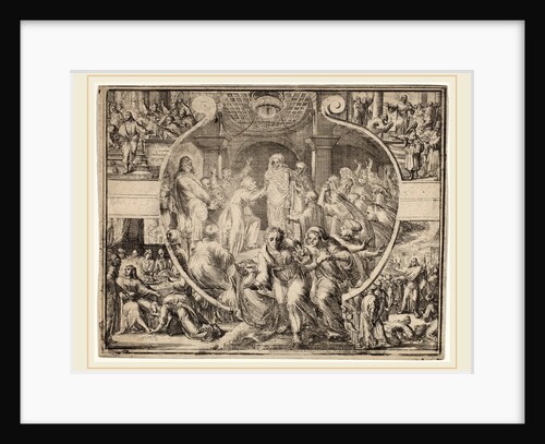 Raising of Lazarus with Scenes from the Life of Christ by Romeyn de Hooghe