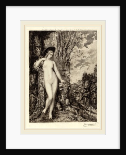 Le lion amoreux by Félix Bracquemond