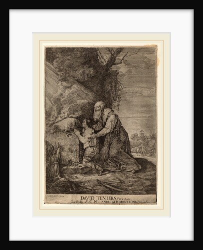 after David Teniers the Younger, Sacrifice of Isaac by Andreas Altomonte