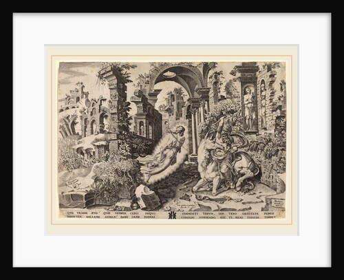Balam and His Ass, Netherlandish, 1554 by Dirck Volckertz Coornhert