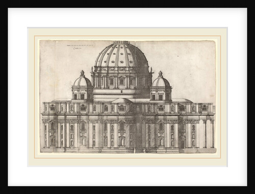 Saint Peter's by Antonio Lafreri