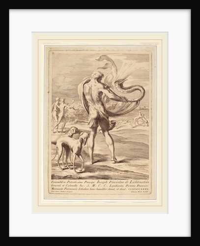 Nude Man Blowing a Conch, 1735 by Giovanni Antonio Faldoni