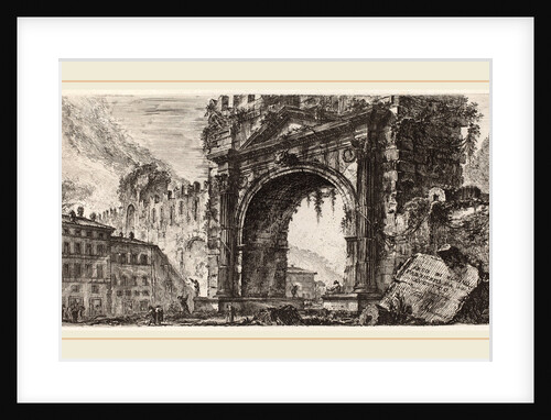 Arco di Rimino fabbricato da Augusto, 1748 by Giovanni Battista Piranesi