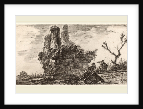 Sepolcro delle trè fratelli Curiati in Albano, 1748 by Giovanni Battista Piranesi